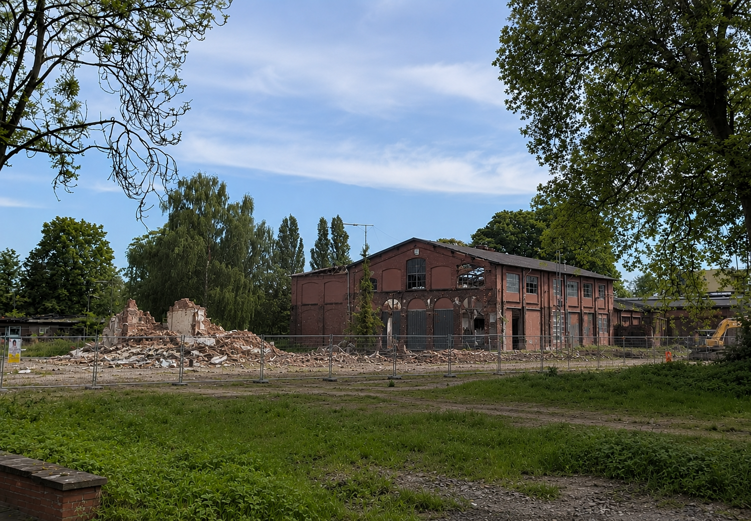 Abriss des ehemaligen Güterbahnhofs beginnt überraschend früher als geplant